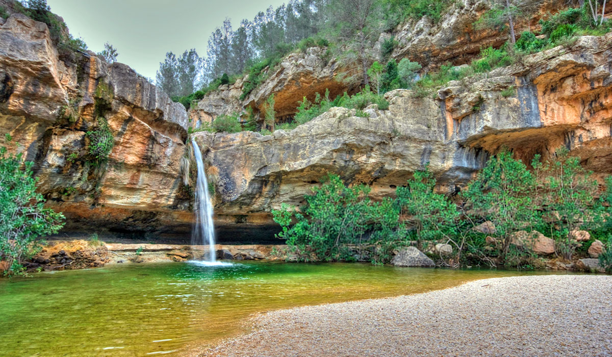 Charcos de Quesa, piscine naturelle