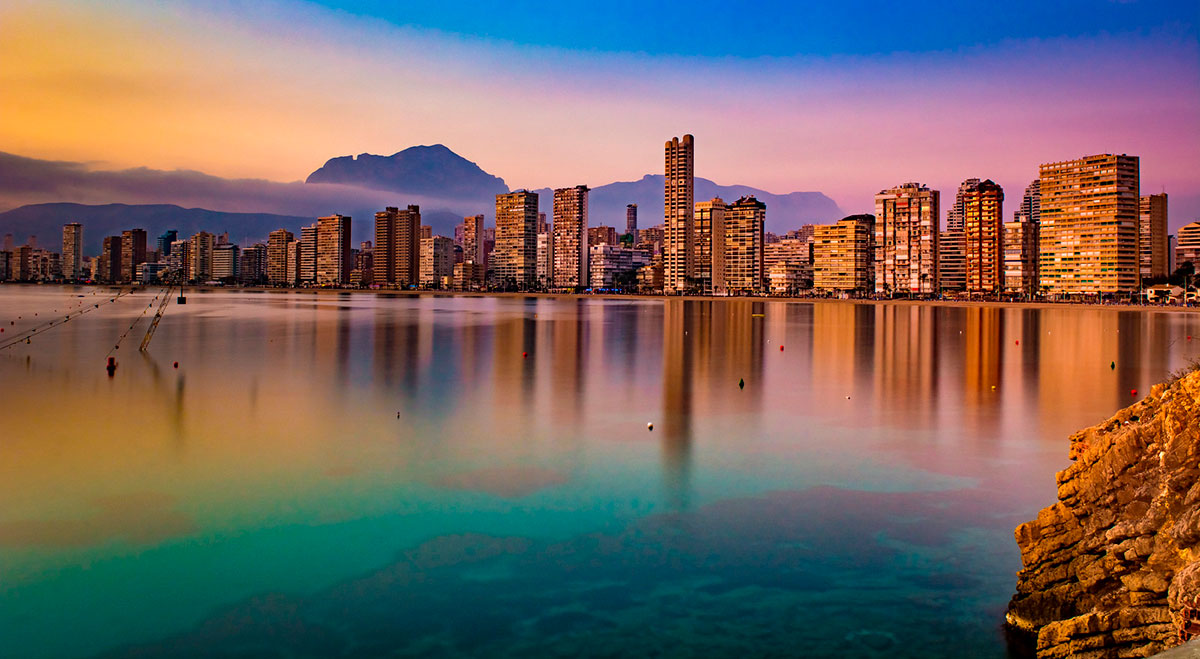 Benidorm, the number one tourist destination on the Mediterranean coast